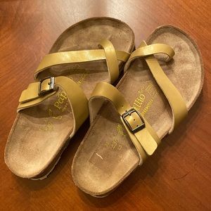 Papillio by Birkenstock Gold Sandals, 36